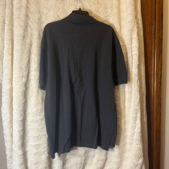 TOMMY HILFIGER Mens Collared Polo Shirt Size XL Gray 100% Cotton Cuffed Sleeves - Picture 2 of 4